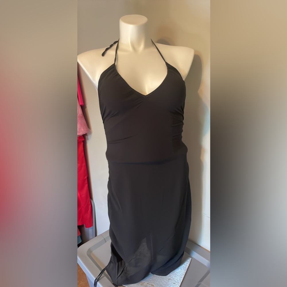 Black Halter Neck Dress